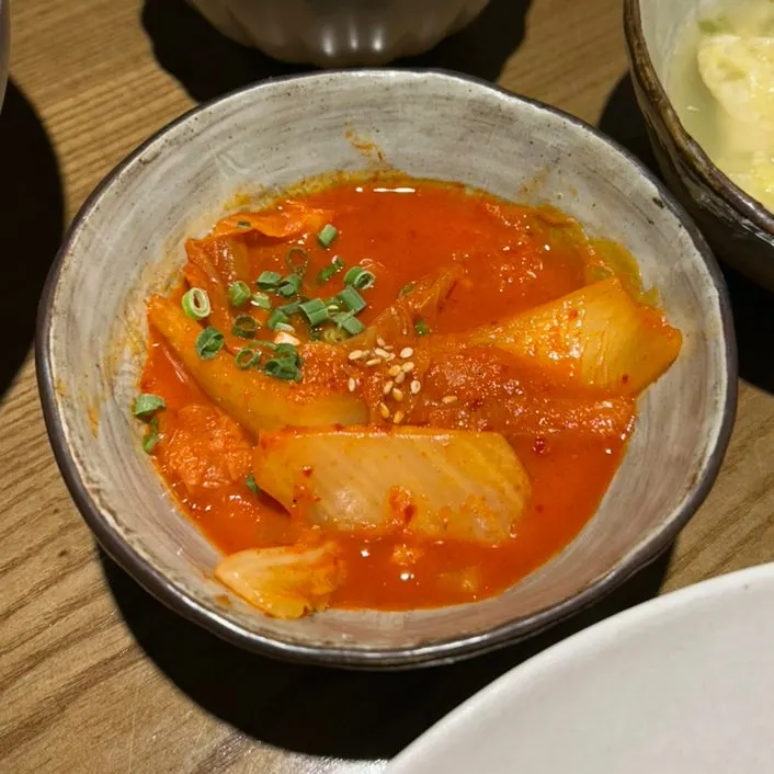 메인 메뉴와 함께 나온 반찬