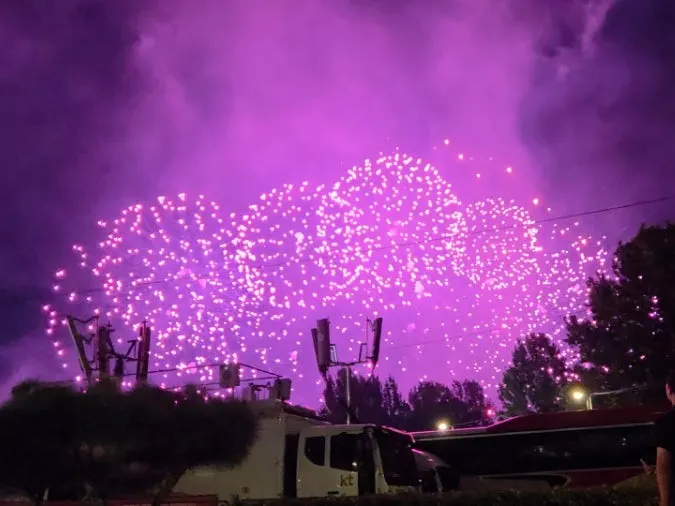Night view of the Yeouido Fireworks Festival