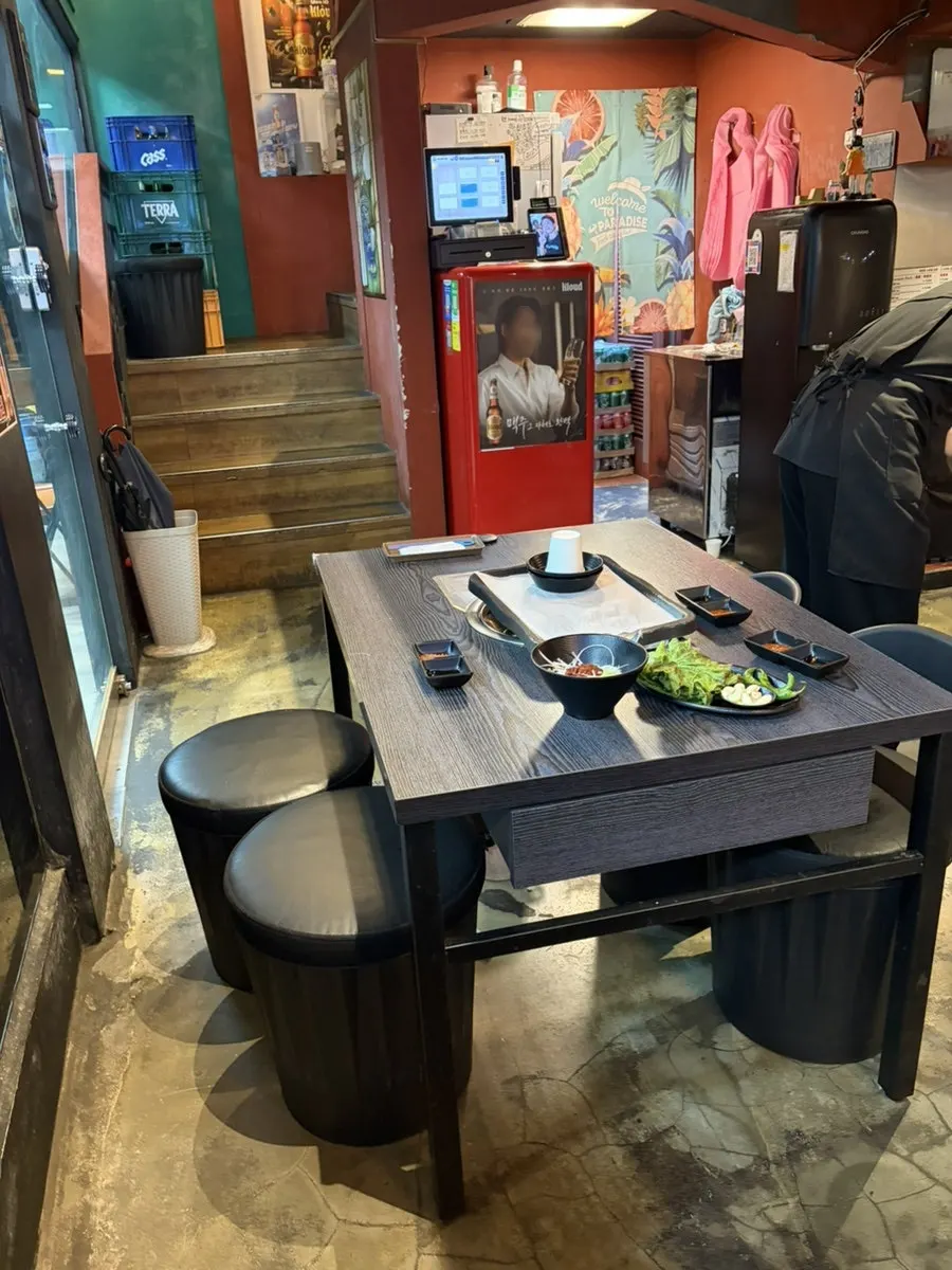 Visit to a Yeouido team-dinner venue