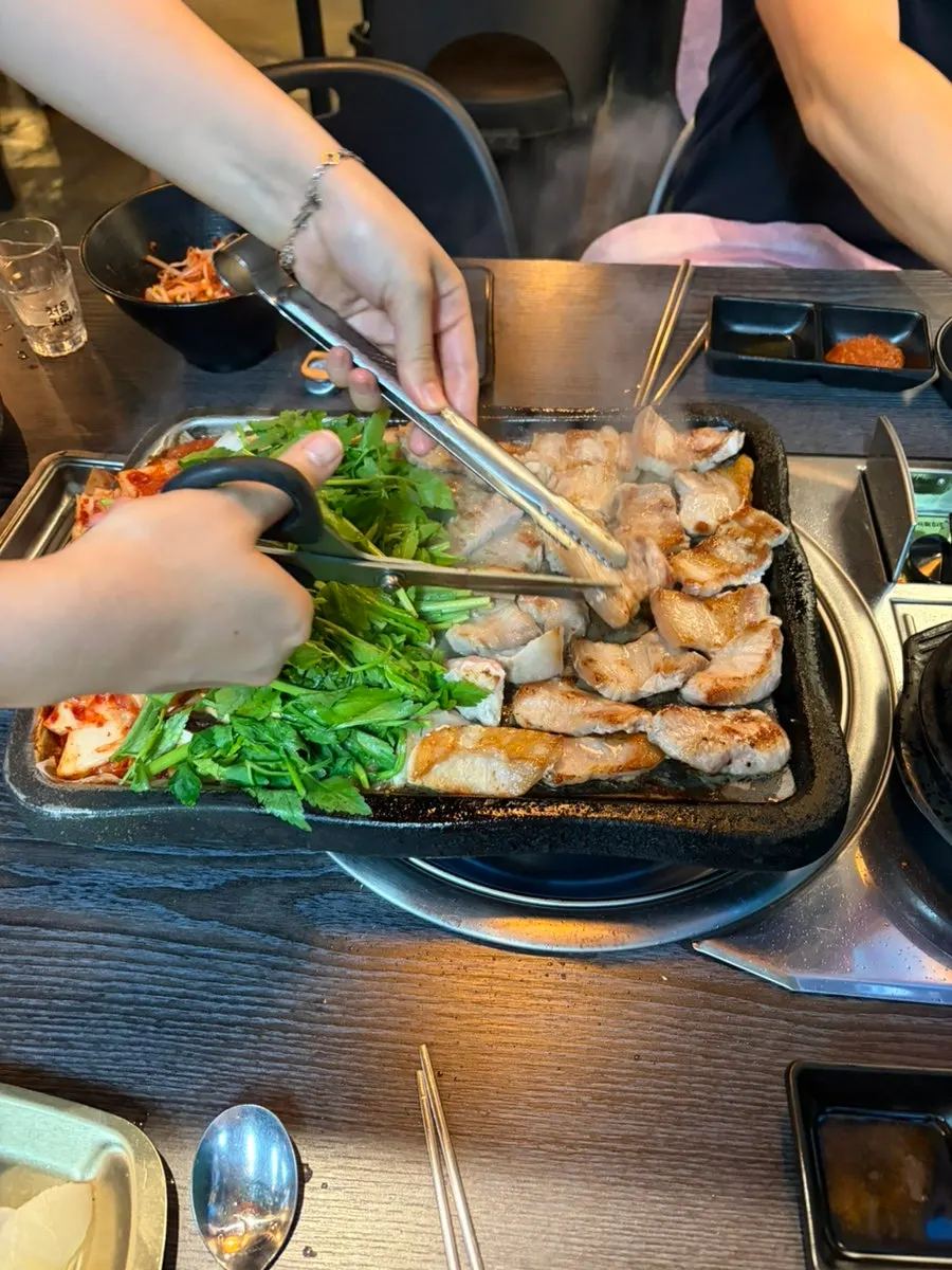 Kimchi jjigae served as a basic side