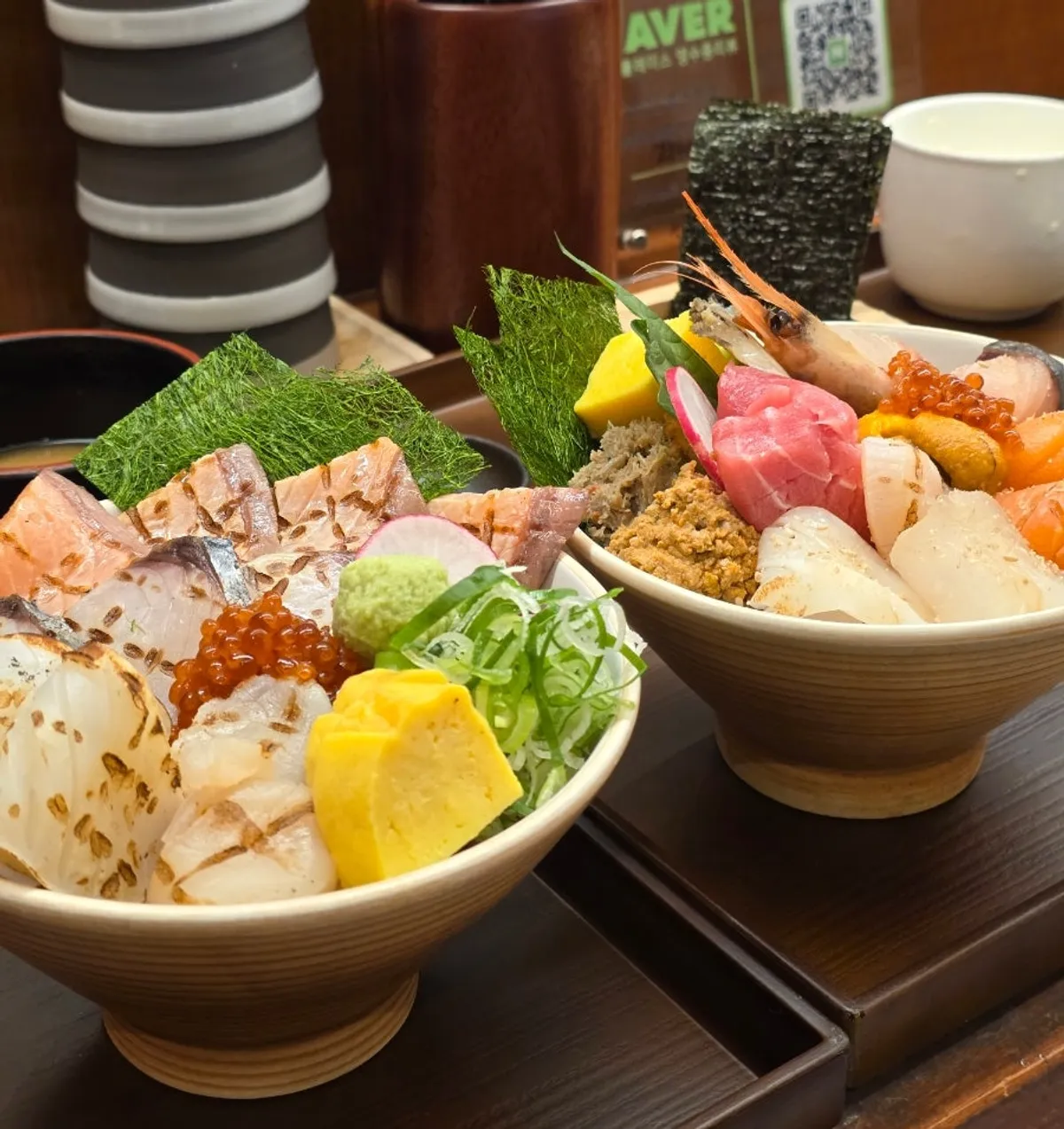 Japanese egg custard chawanmushi with ginkgo nuts and shrimp
