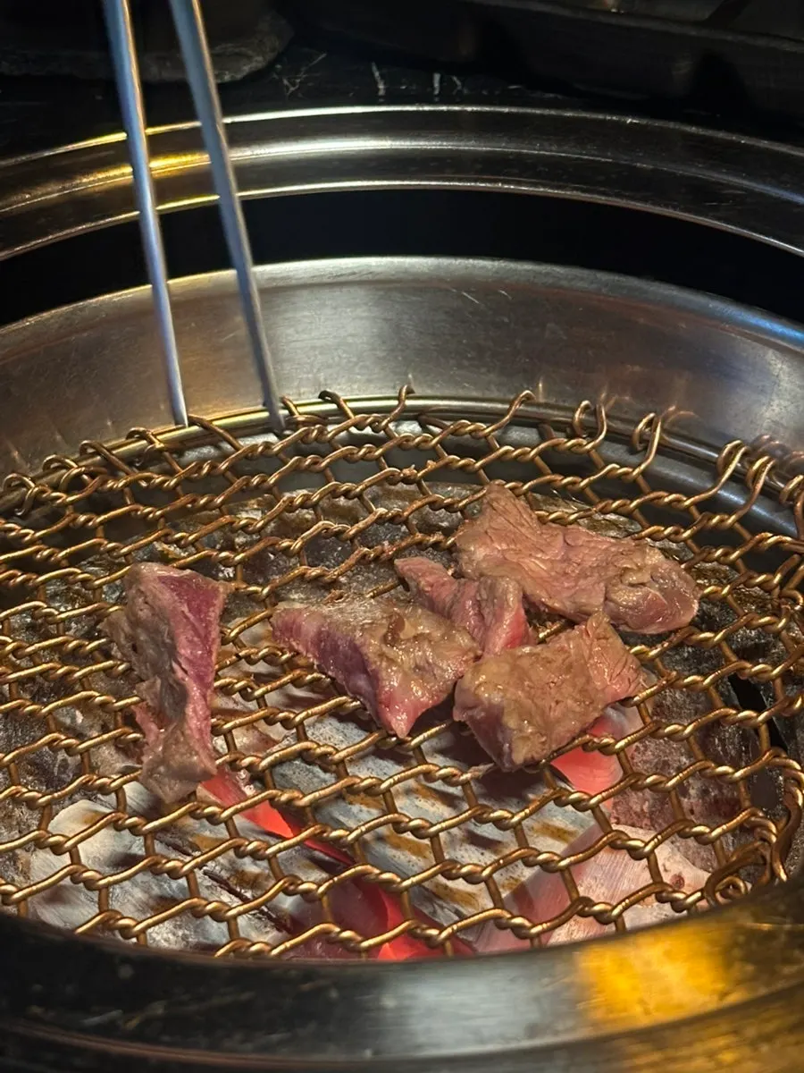 Meat selection before going onto the charcoal grill