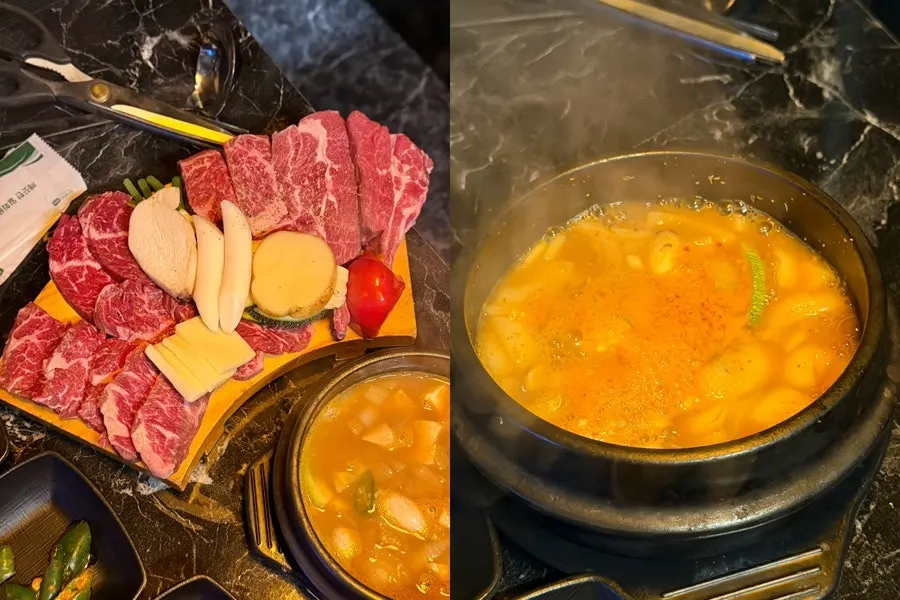 육랩 여의도점 소고기 상차림