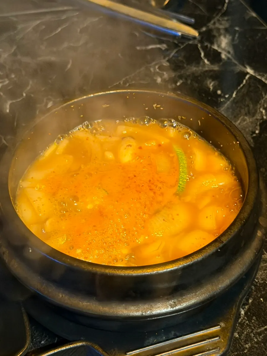 세트에 포함된 된장찌개