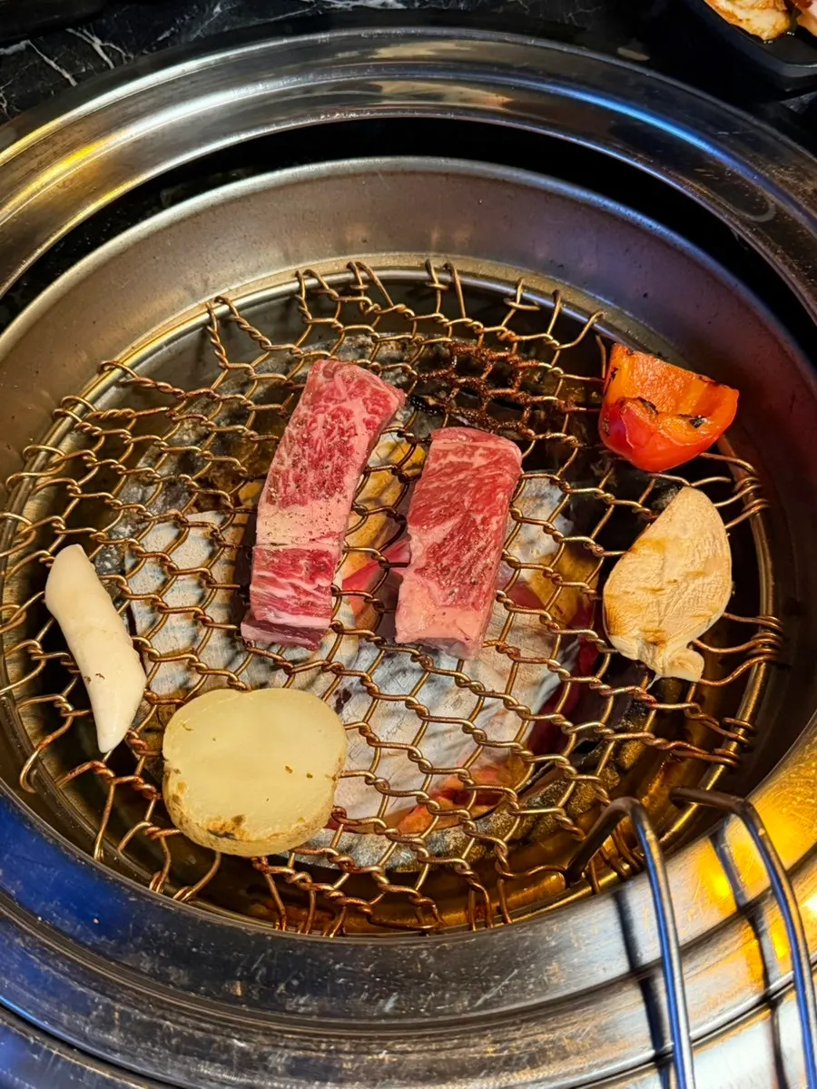 진갈비살 구이 한 점