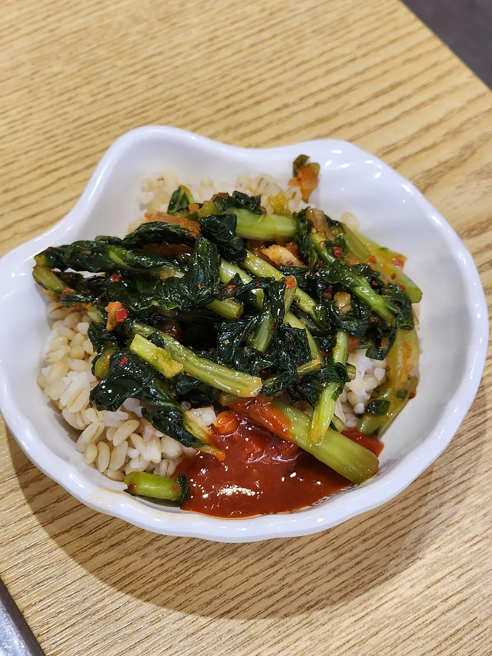 식전 보리밥 비빔밥