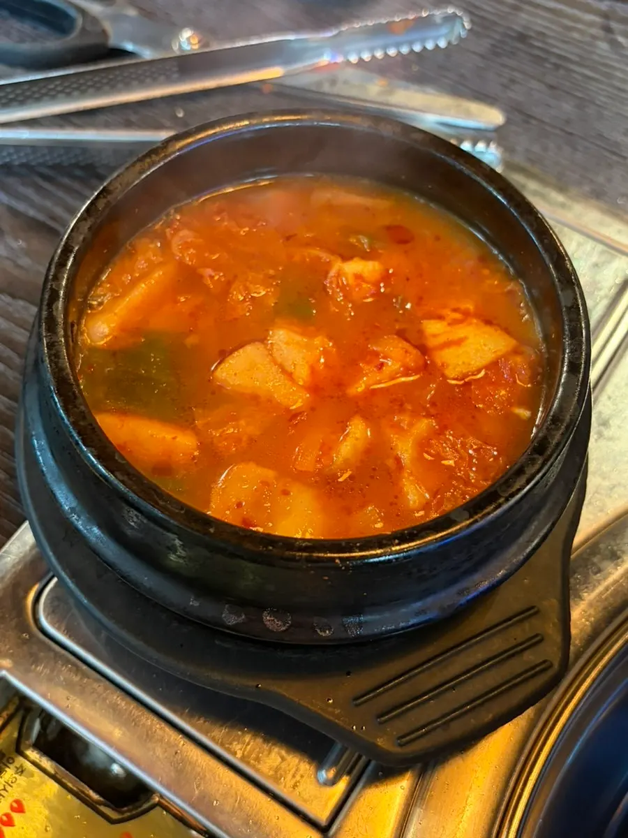 기본 찬 파채콩나물무침과 쌈채소