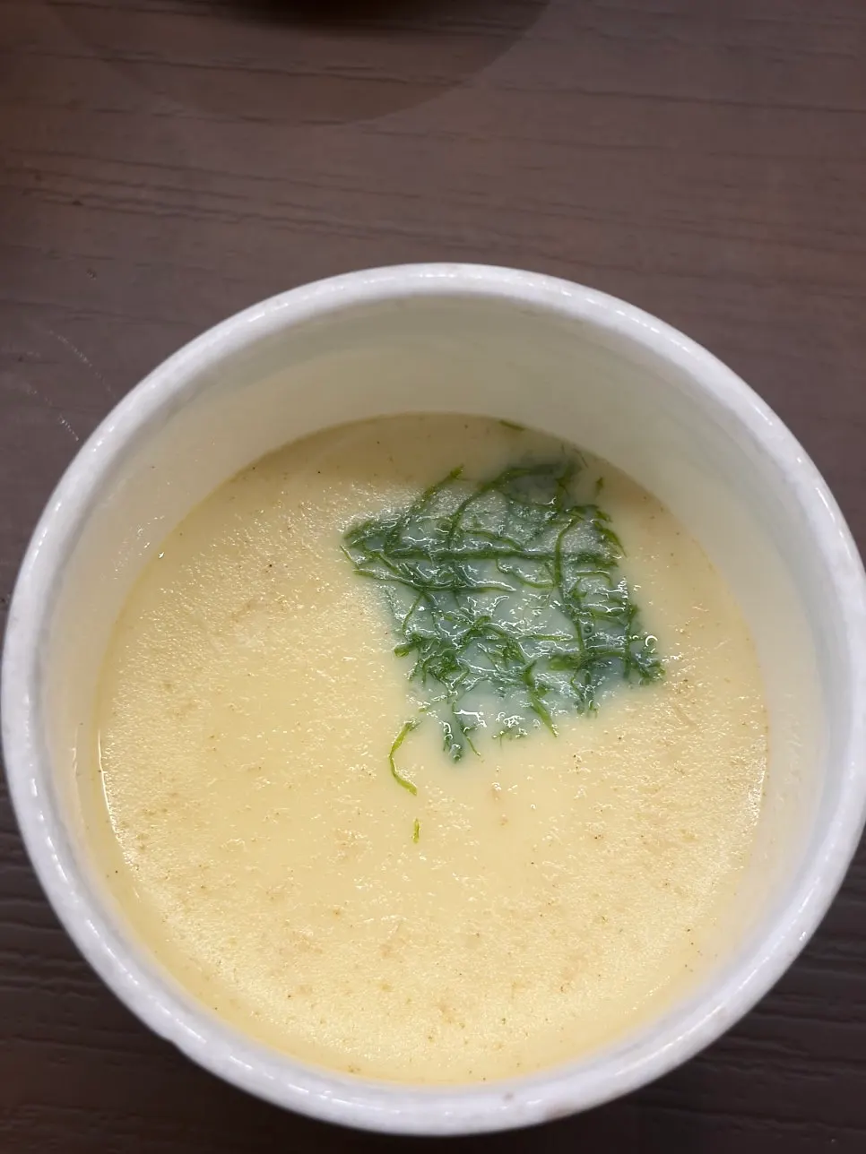 Chawanmushi topped with parae