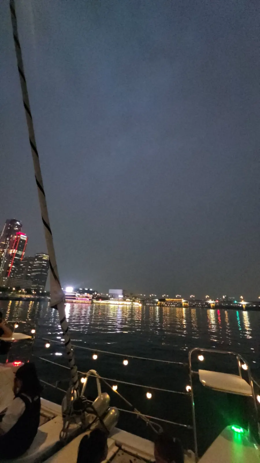 Enjoying the yacht tour while traveling comfortably