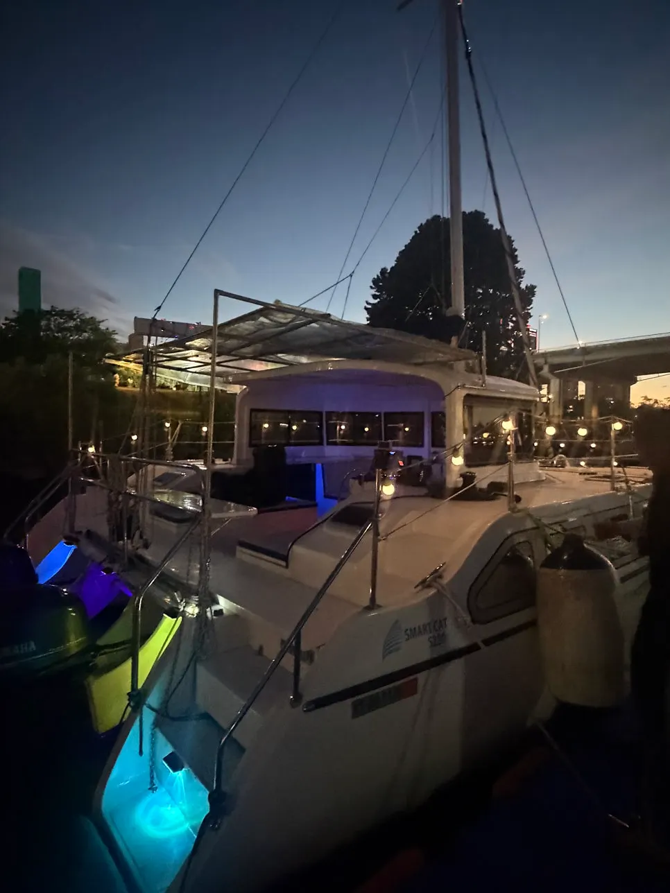Conversation time aboard a Han River yacht