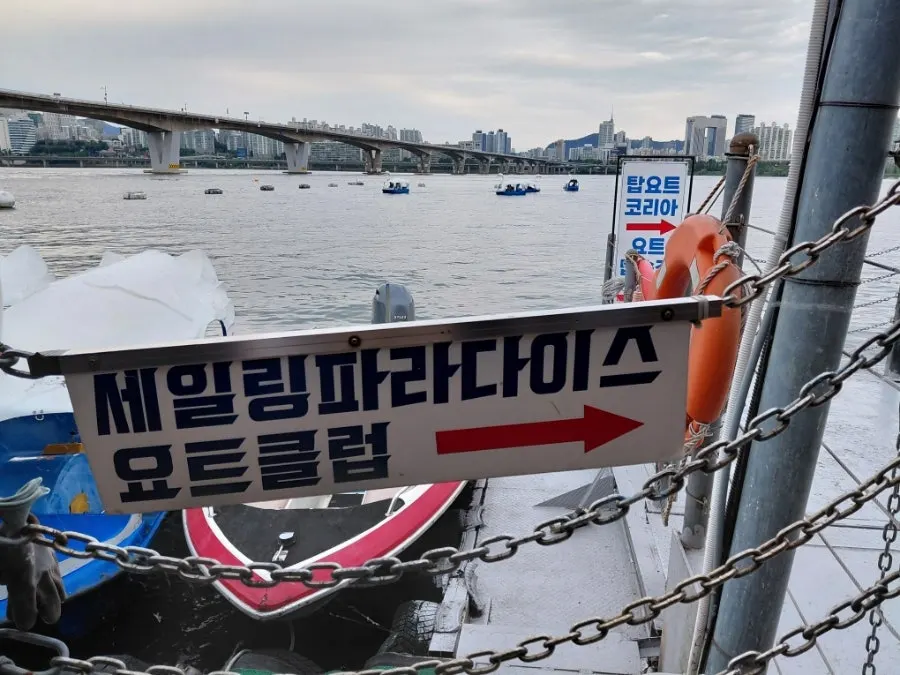 세일링파라다이스와 오리배 타는 곳