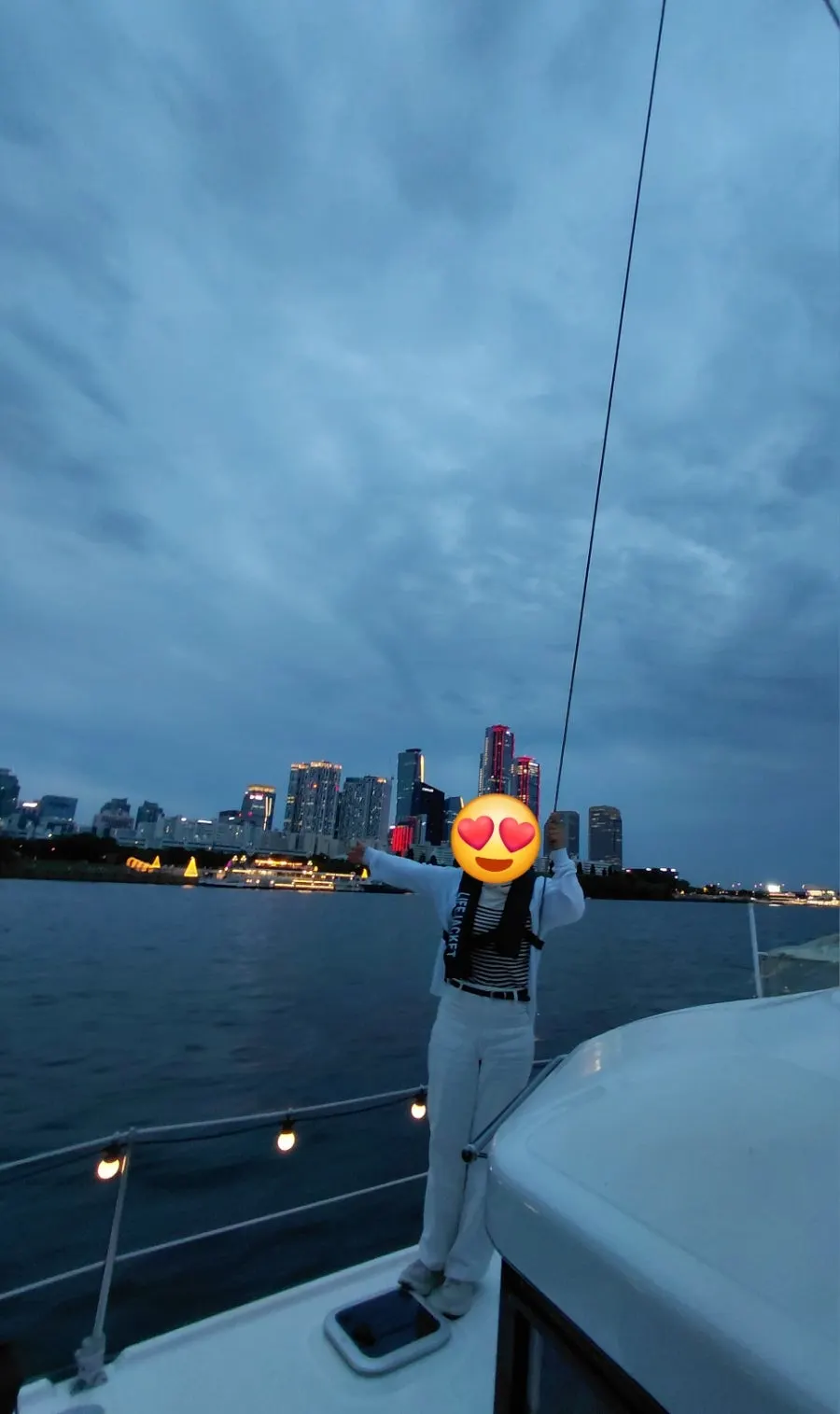 당산철교 부근 반환 풍경