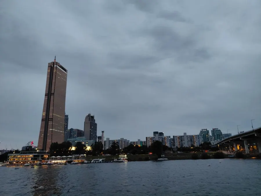 여의도 금융지구 한강 야경