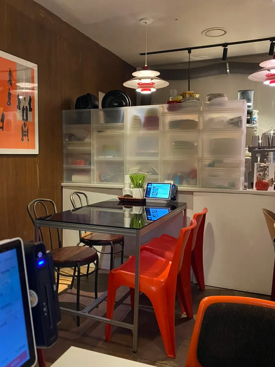 Stylish tables and chairs inside Jeongyun Kitchen