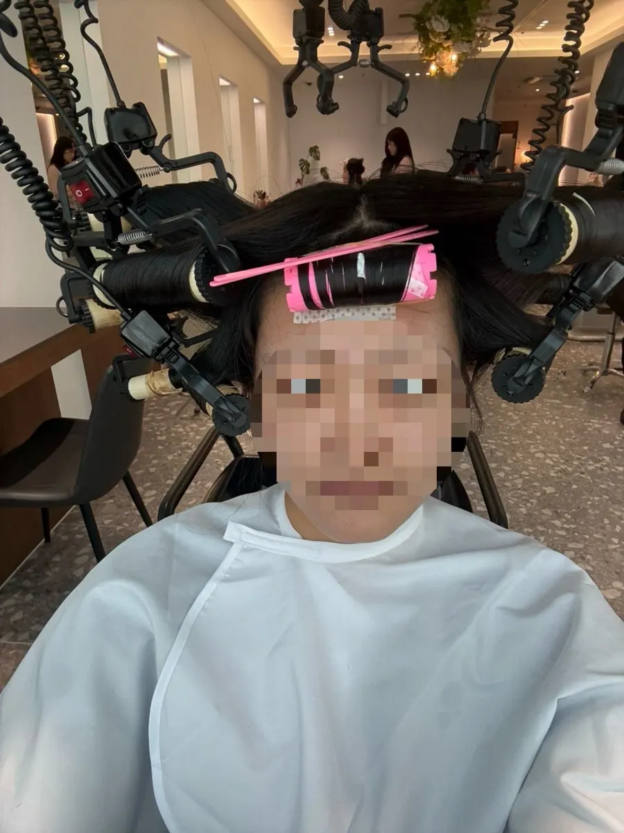 빌드펌 롯드를 감고 대기하는 모습