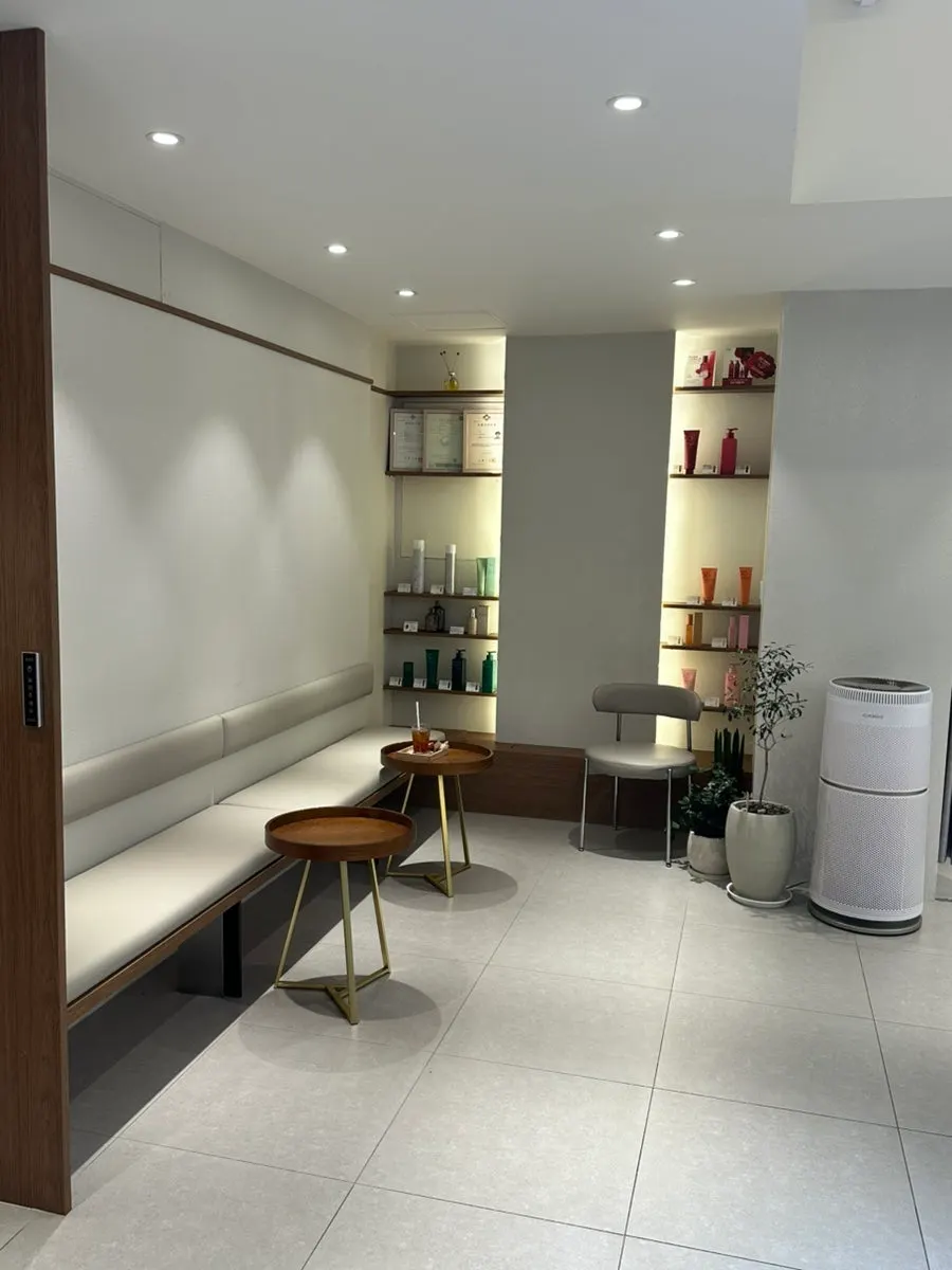 Interior of Yeum Hair Nowon District Office branch with multiple designer stations