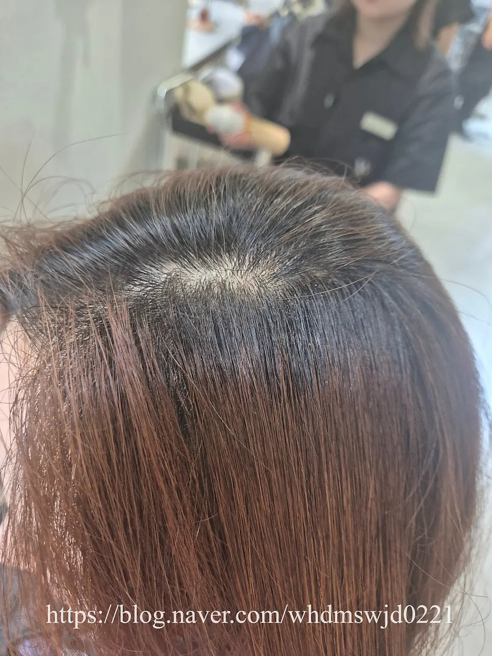 자연스럽게 어우러진 가을 브라운 모발