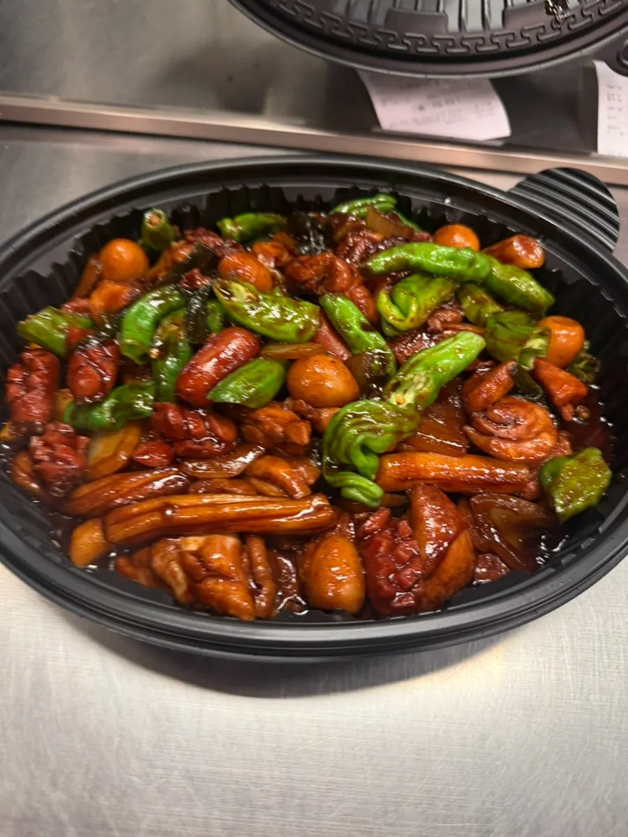 Sijang Dakbokkeum eaten with rice