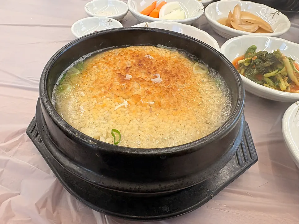 礼山旅行最后一餐前的风景