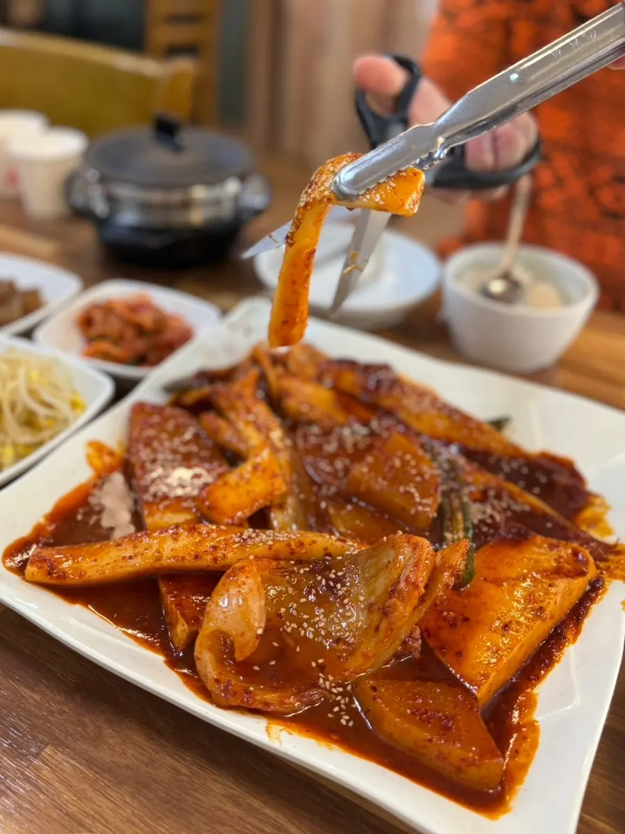 가오리조림에 들어간 가래떡