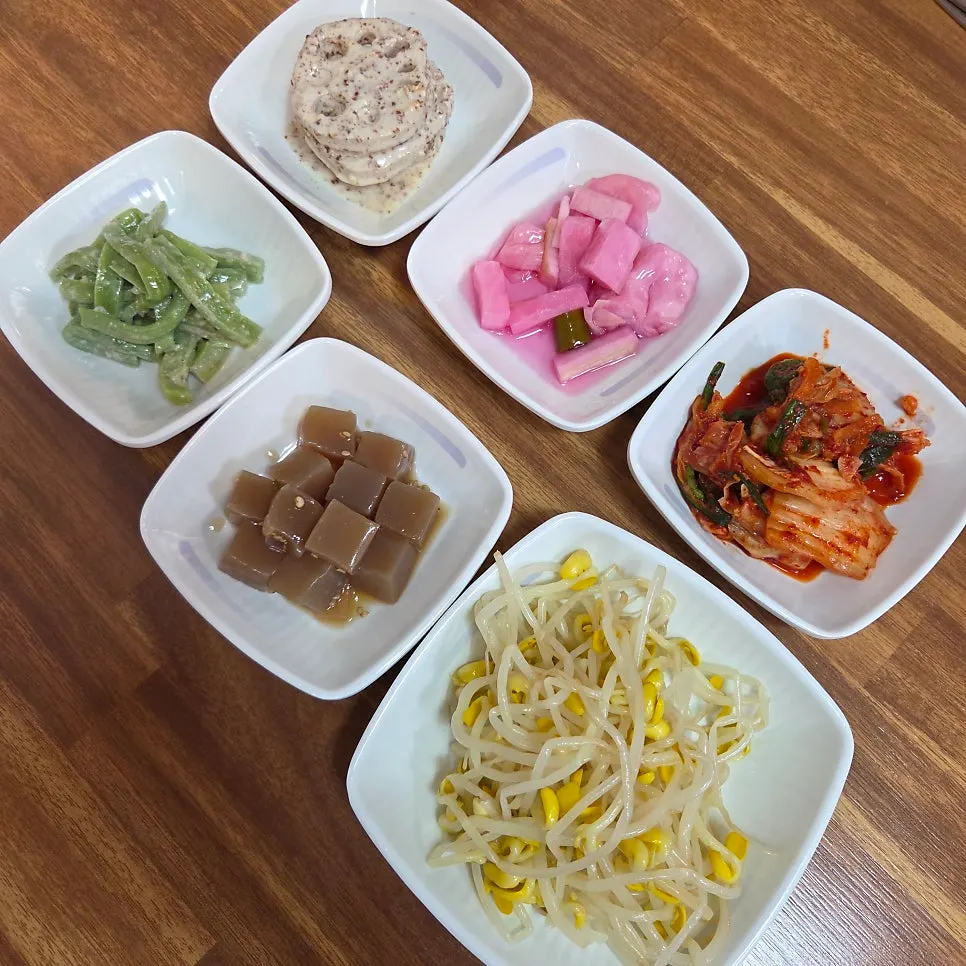 Braised skate with basic side dishes