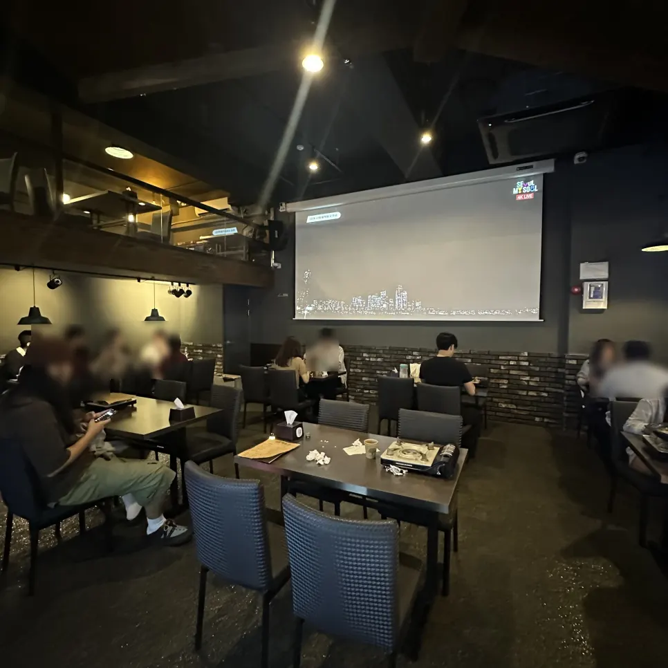 Indoor group table atmosphere at Yesulgwan Sungshin Women's University Branch