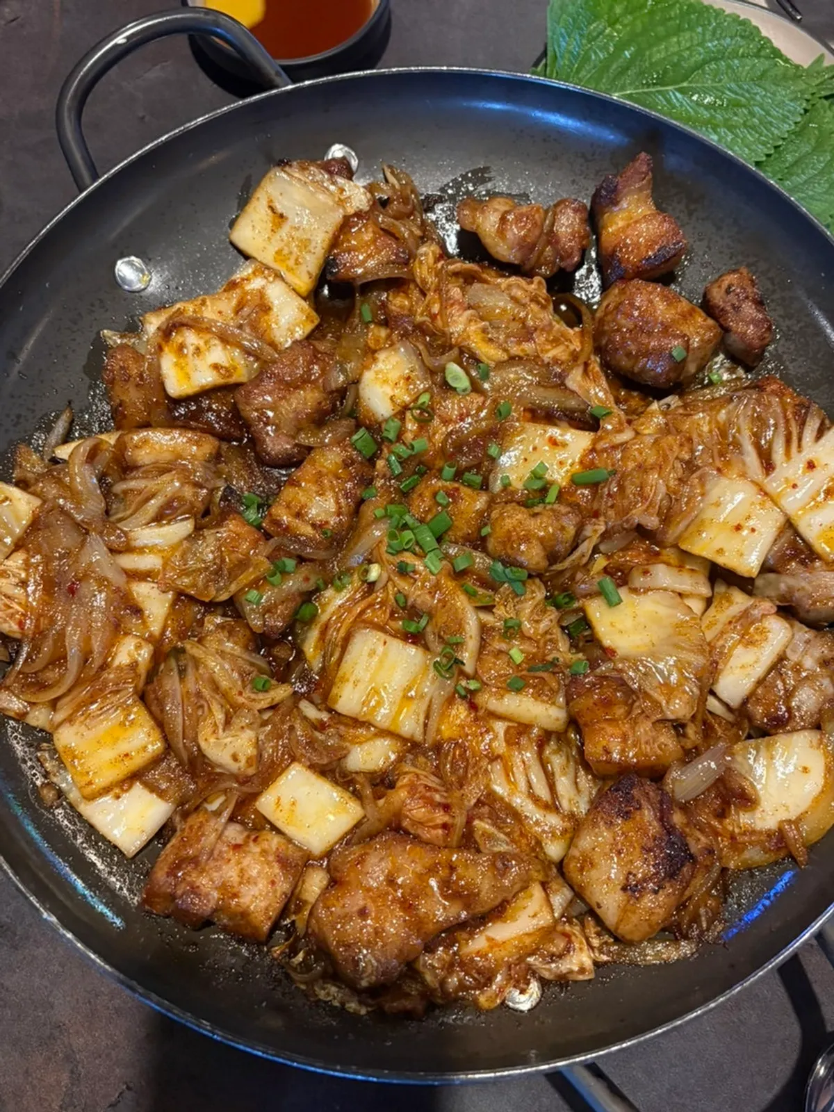 Beef tendon hot pot full of glass noodles and tendon