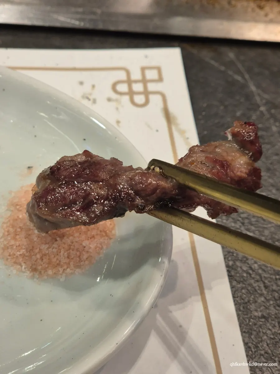 Beef galbisal on the grill