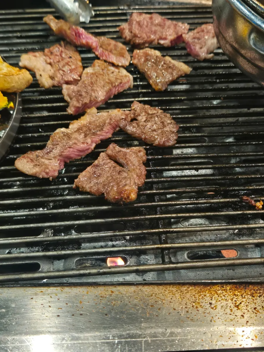 Sirloin flipped and grilled on both sides