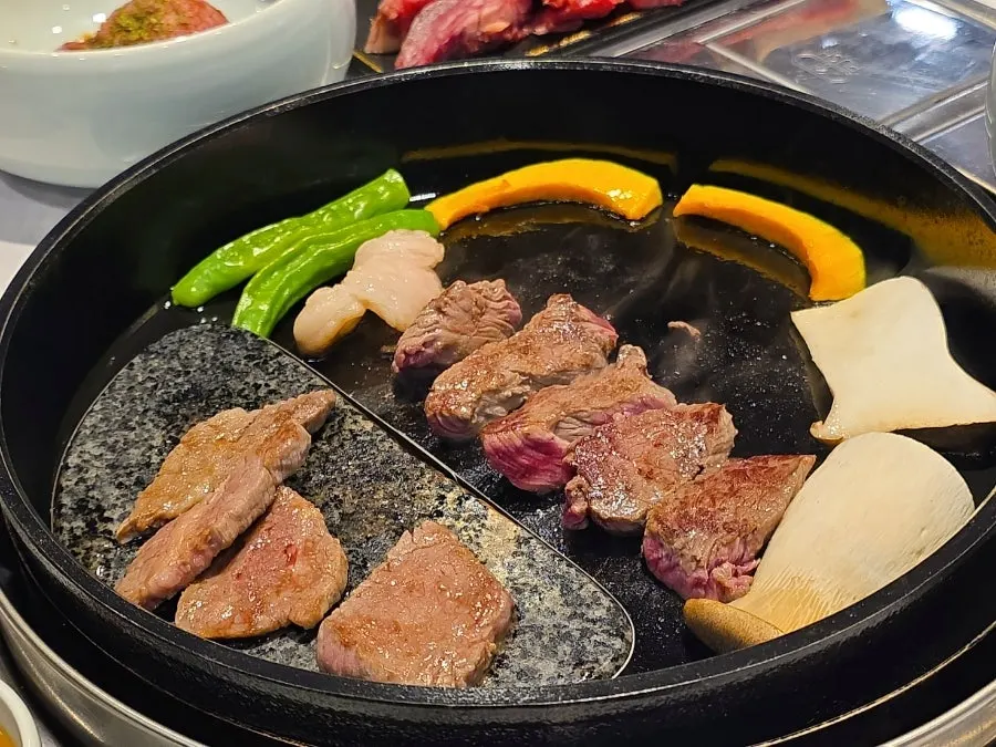 다 익은 한우 특수부위 구이