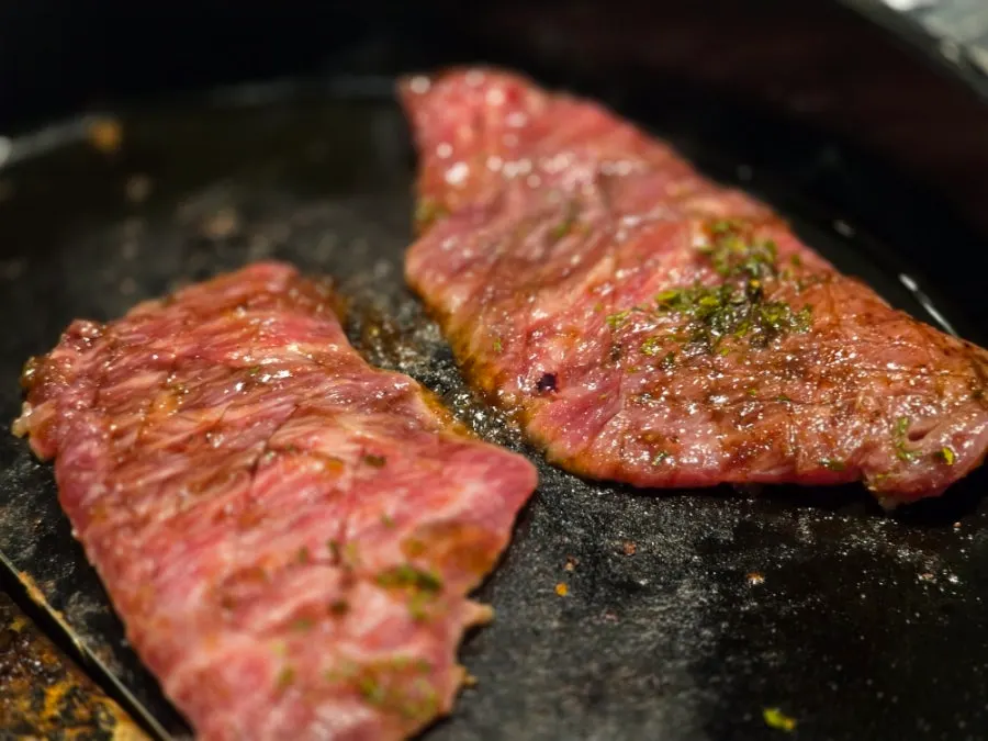 한우 즉석 양념갈비 200g 상차림