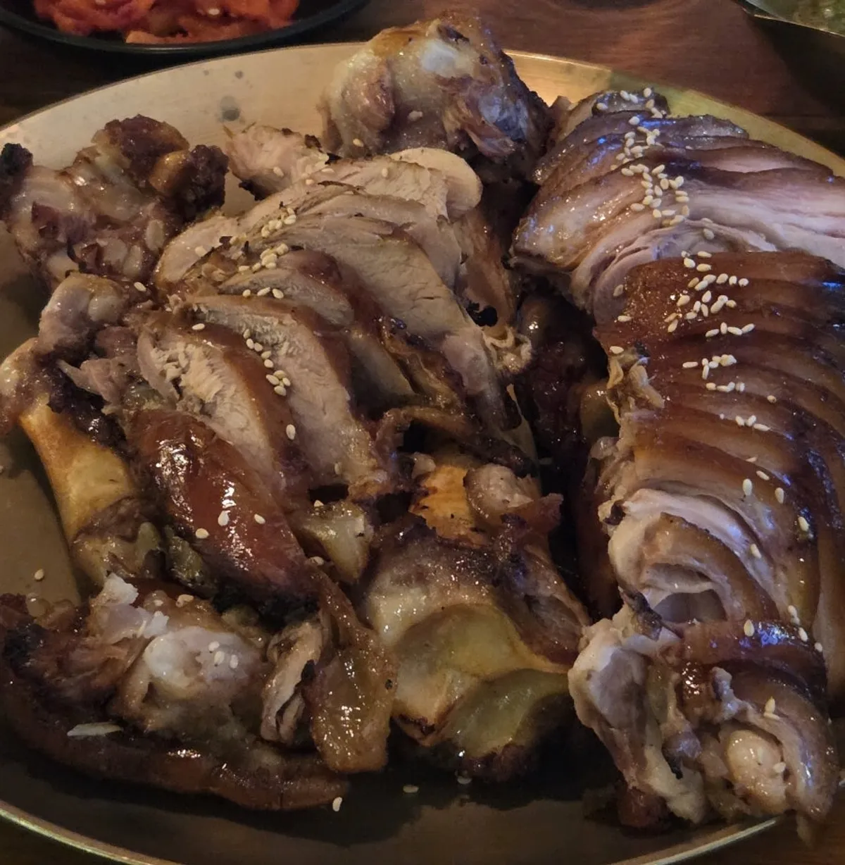 Smoked Goheung fresh garlic jokbal