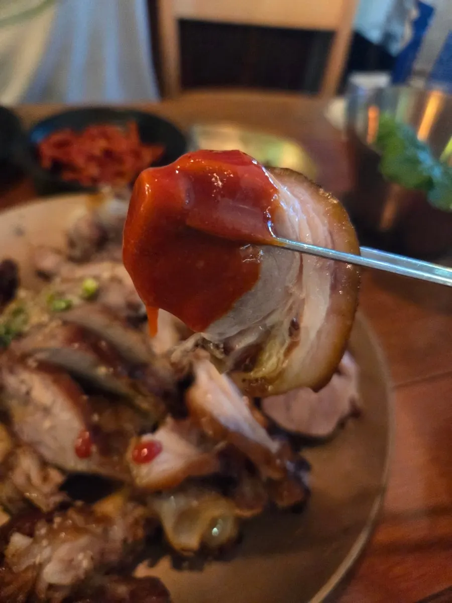 A tender bite of jokbal