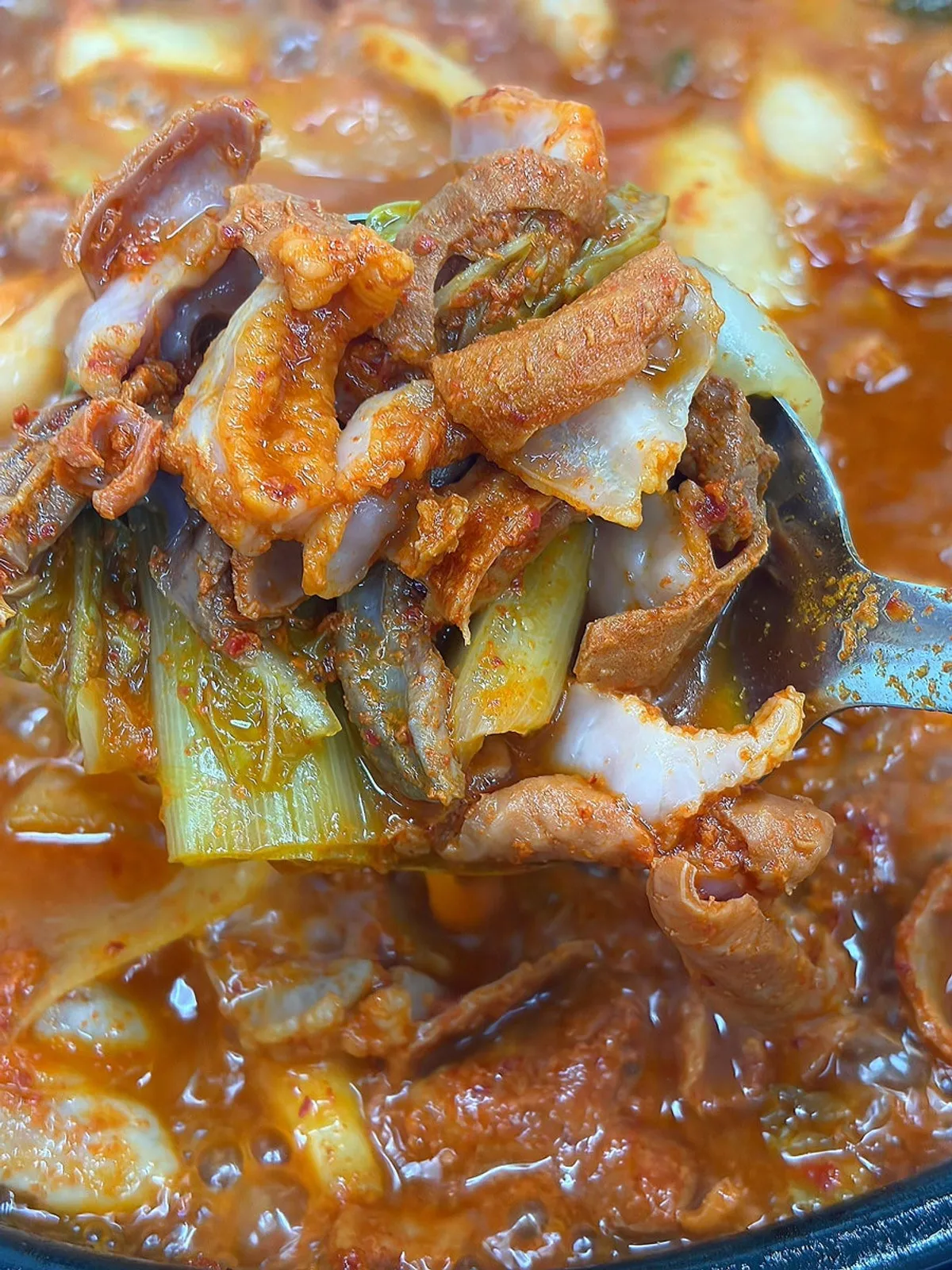 Gopchang hot pot at Kim Taeju Seonsan Gopchang, Yongbong Branch