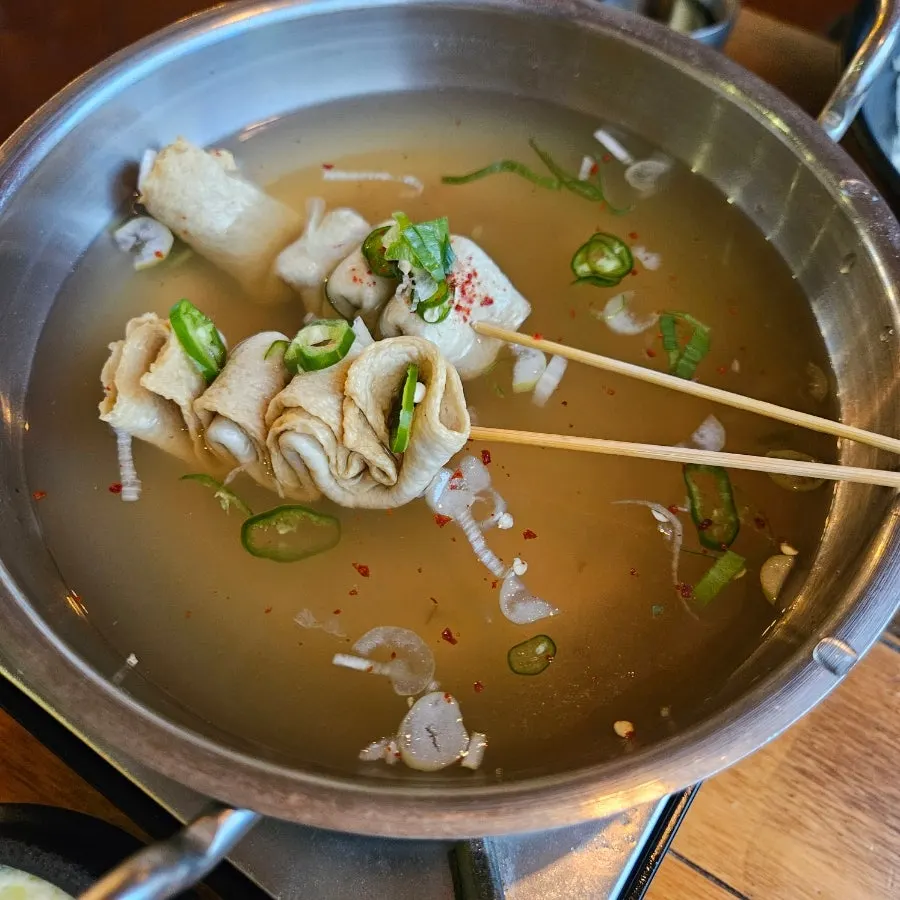 반반족발 주문 메뉴 구성