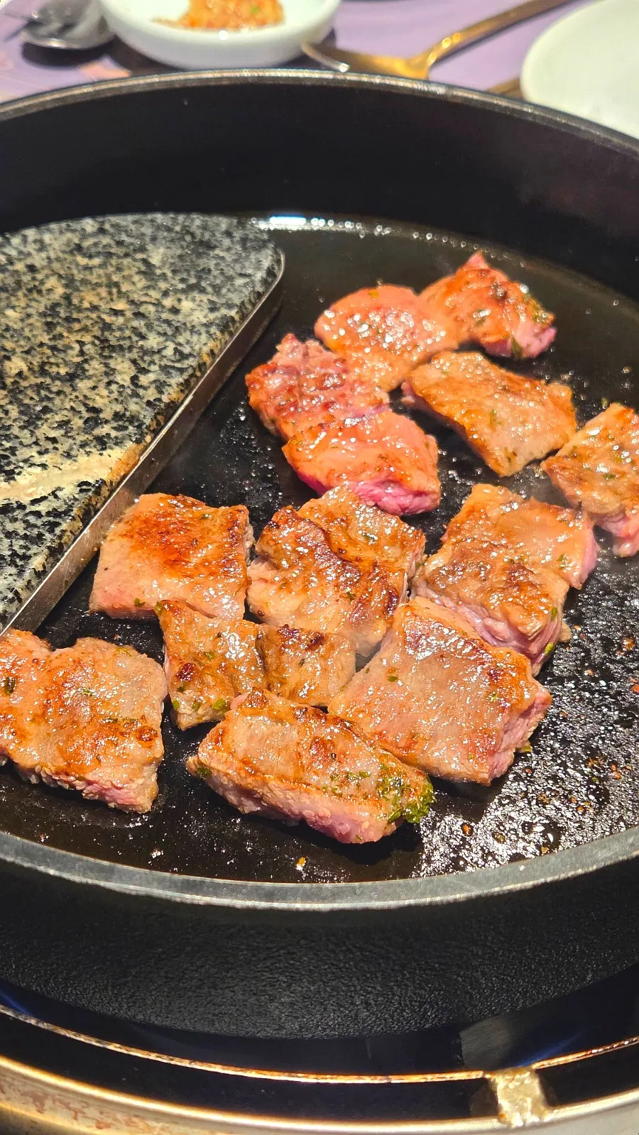 Fully grilled hanwoo instant seasoned galbi