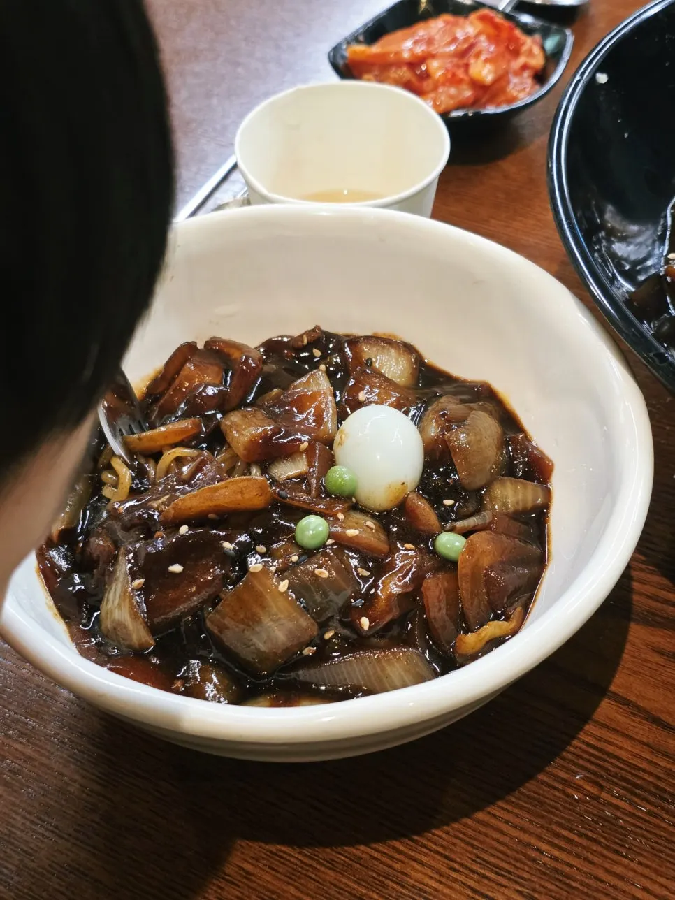 어린이 짜장 메뉴