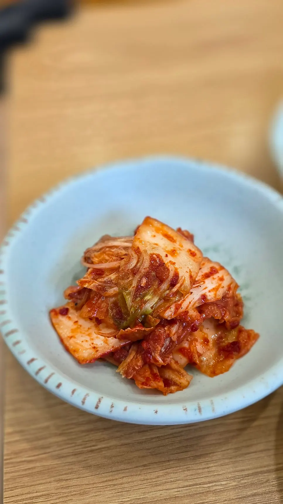 Barley rice topped with bean sprouts and yeolmu kimchi