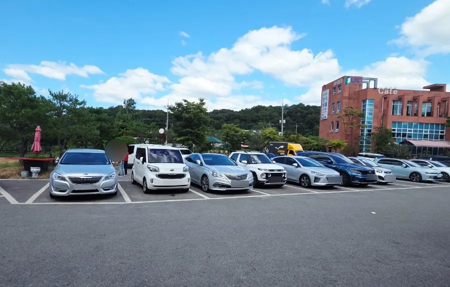 Parking area at Daedong Korean Buffet & Dosirak
