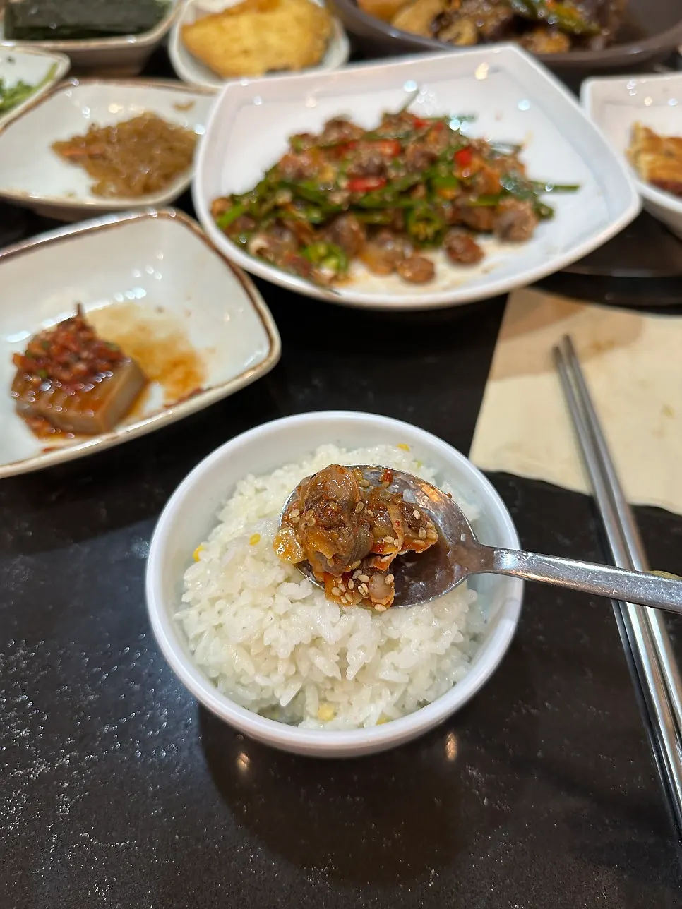 Spicy, refreshing cockle muchim