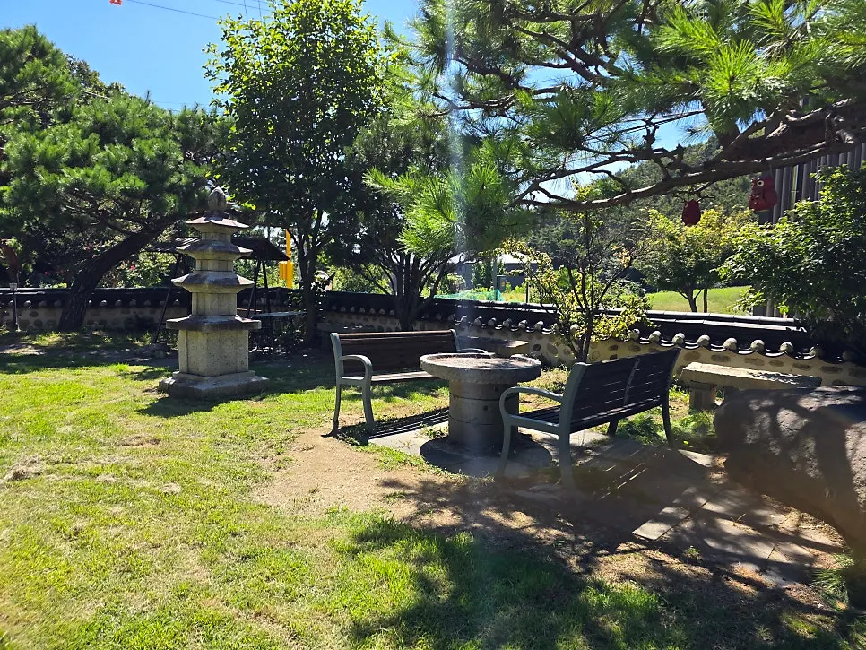 Restaurant interior or outdoor table area