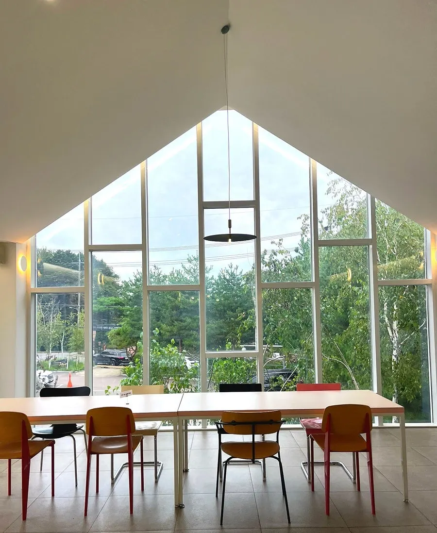 Seating area on Terreno Cité's second floor