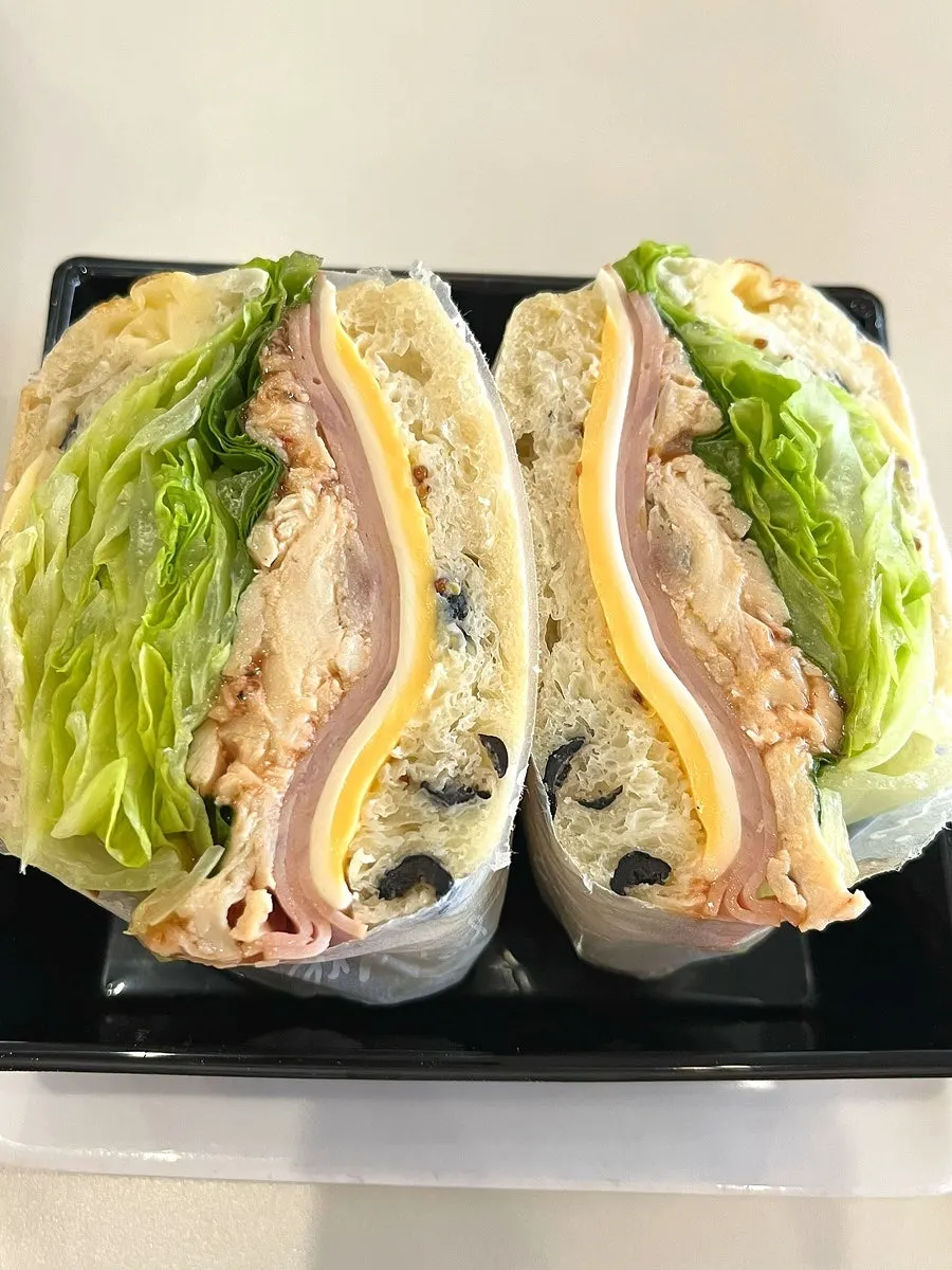Ciabatta chicken breast sandwich