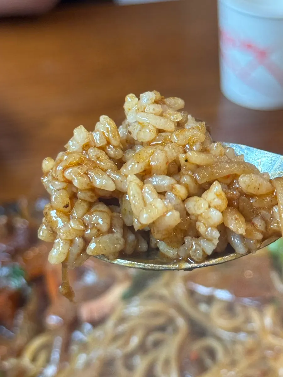 Jaengban jjajang packed with ingredients