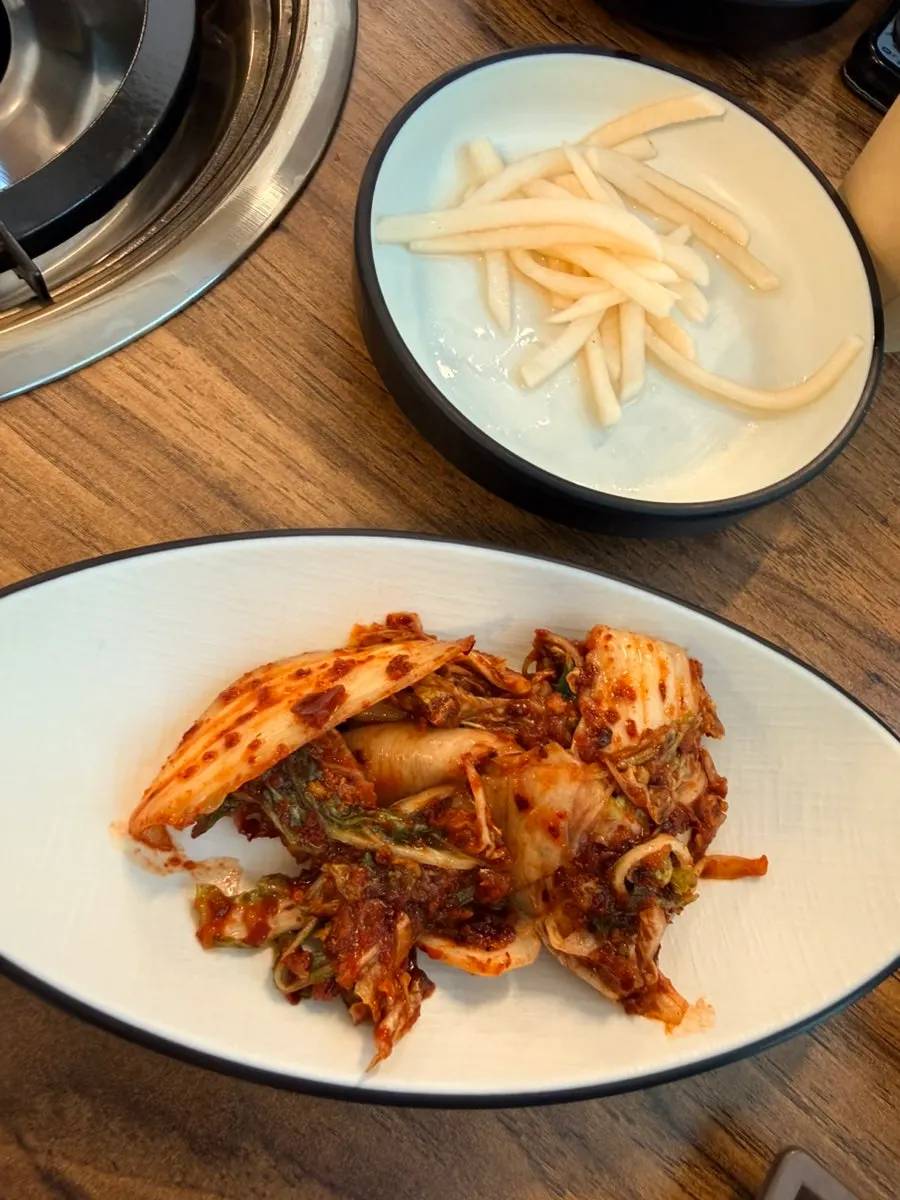 복해물칼국수정식 3인분 기본 상차림