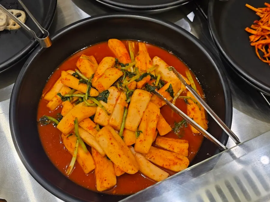 구이고 기본 상차림 반찬 접시