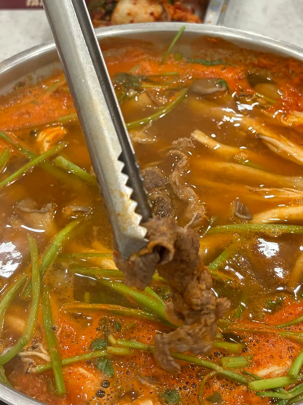 참기름장과 간장와사비장 비교