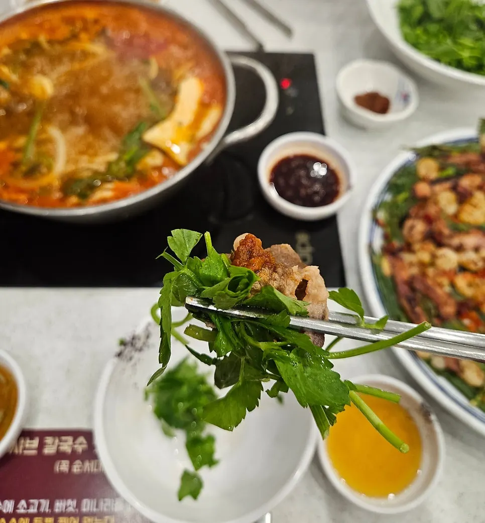 통새우해물파전 주문 메뉴