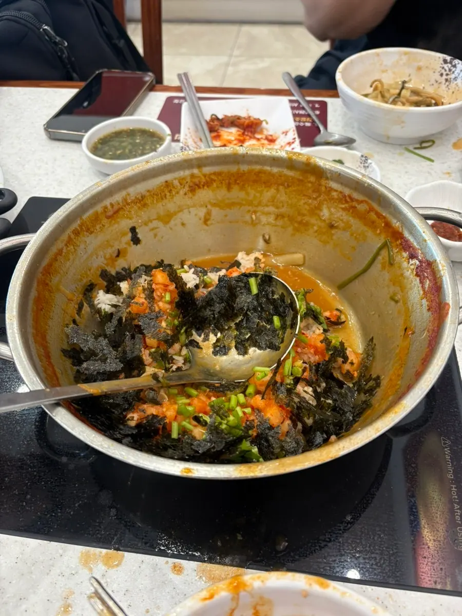 Final dish of the kalguksu meal