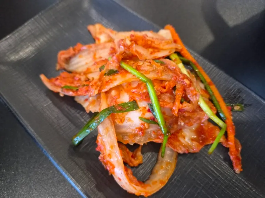 กิมจิเครื่องเคียงของร้าน